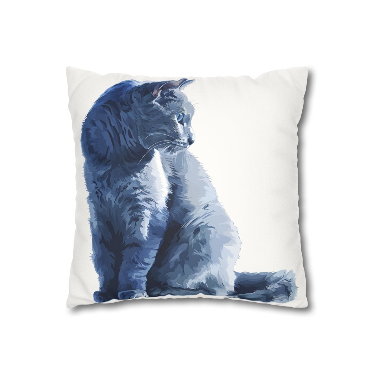 The Watcher Faux Suede Square Pillowcase