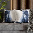 The Watcher Faux Suede Square Pillowcase