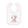 Totally Adorable Baby Contrast Trim Jersey Bib