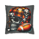 Touchdown of Terror Faux Suede Square Pillowcase