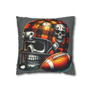 Touchdown of Terror Faux Suede Square Pillowcase