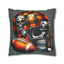 Touchdown of Terror Faux Suede Square Pillowcase