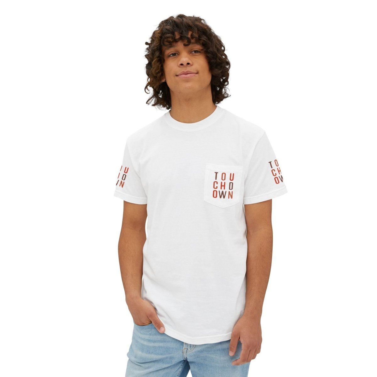 Touchdown Unisex Garment - Dyed Pocket T-Shirt