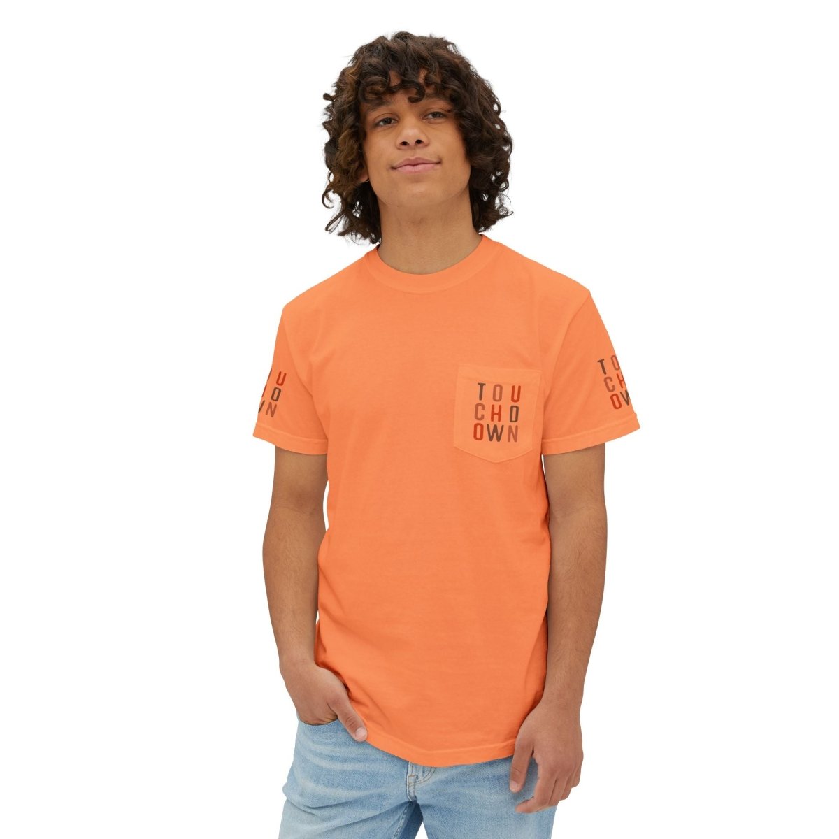 Touchdown Unisex Garment - Dyed Pocket T-Shirt