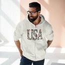 USA Unisex Zip Hoodie