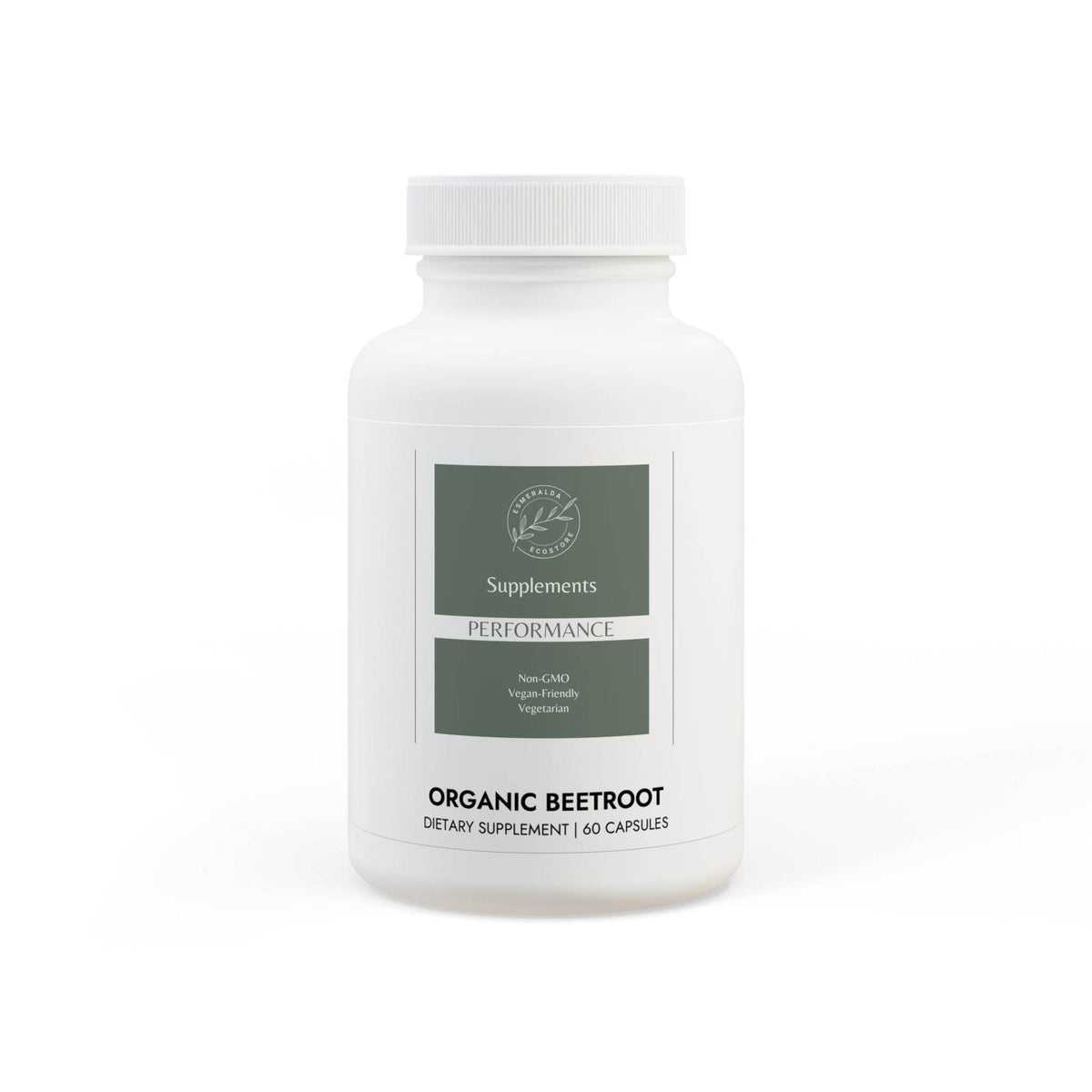 White bottle + cap / Unflavored / 60 Vegetable capsules