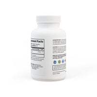 Printify vegan performance booster supplement bottle with white cap and label showing supplement facts and usage