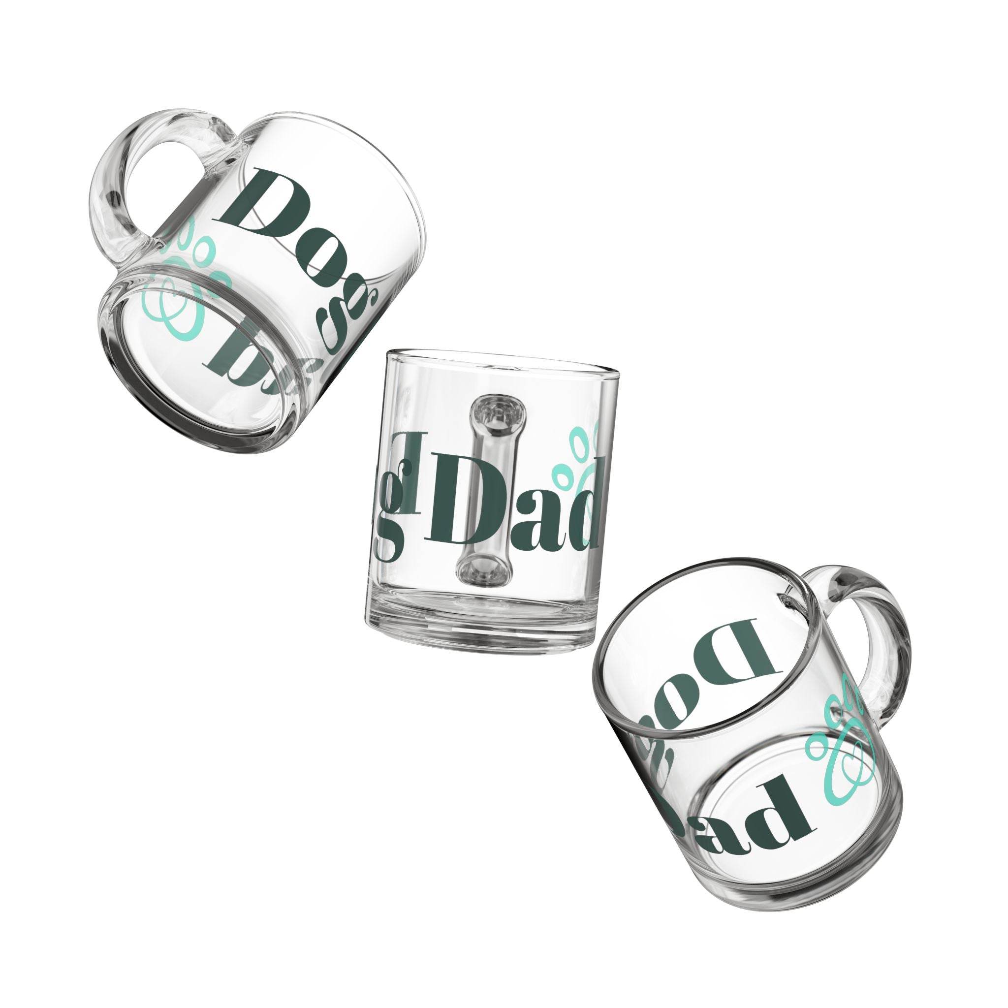 Dog Dad Eco-Friendly Glass Mug 10oz