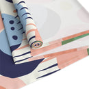 Printify eco-friendly table runner with abstract pastel design and rolled edge for kitchen accessories