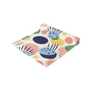Printify eco-friendly table runner with colorful abstract floral pattern for kitchen accessories