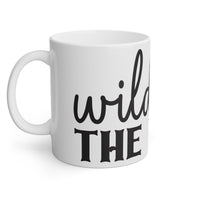 Wild Like the West White Mug