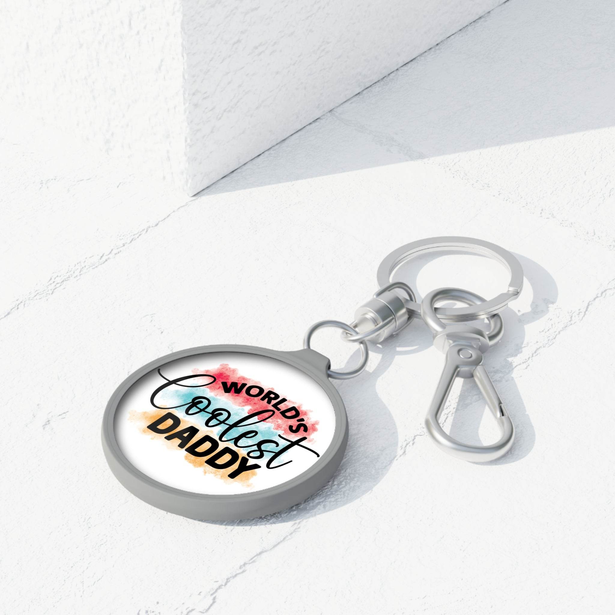 Coolest Daddy Eco-Friendly Keyring Tag