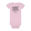 World's Cutest Alarm Clock Baby Short Sleeve Onesie®