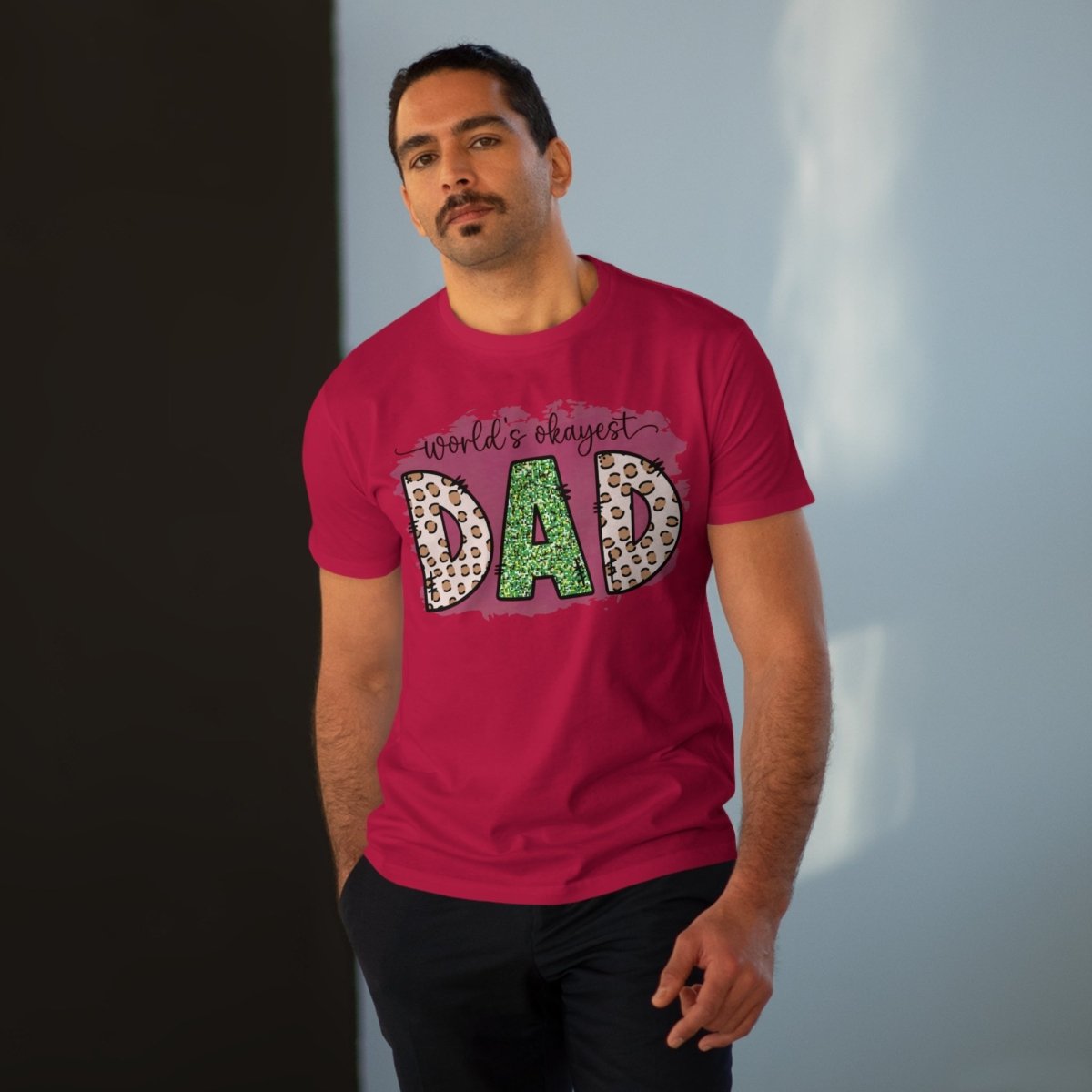 World's Okayest Dad Men's Modern - Fit Tee