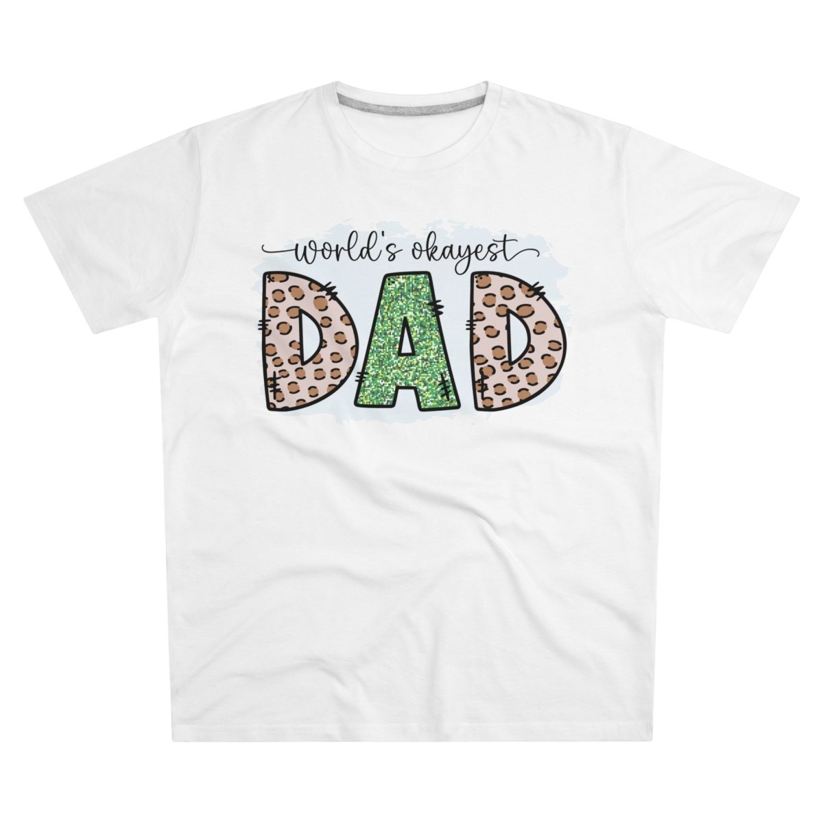 World's Okayest Dad Men's Modern-Fit Tee