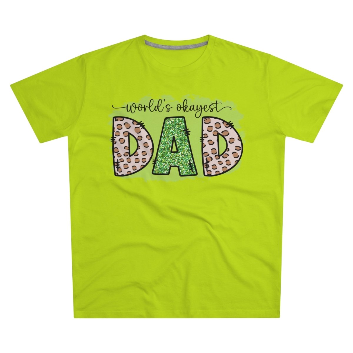 World's Okayest Dad Men's Modern-Fit Tee