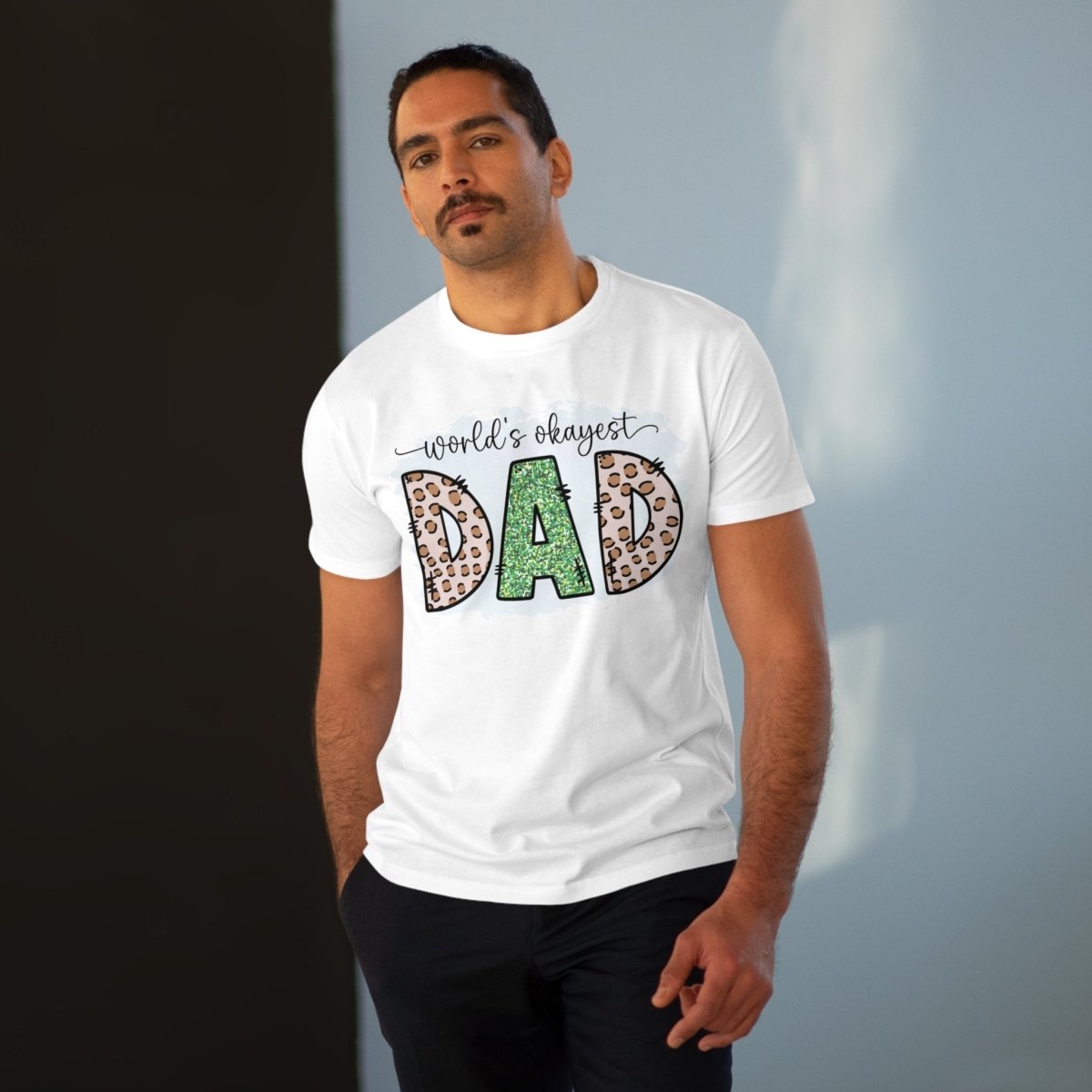 World's Okayest Dad Men's Modern - Fit Tee